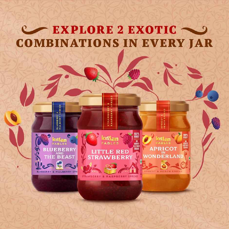 Kissan Strawberry Raspberry Spread