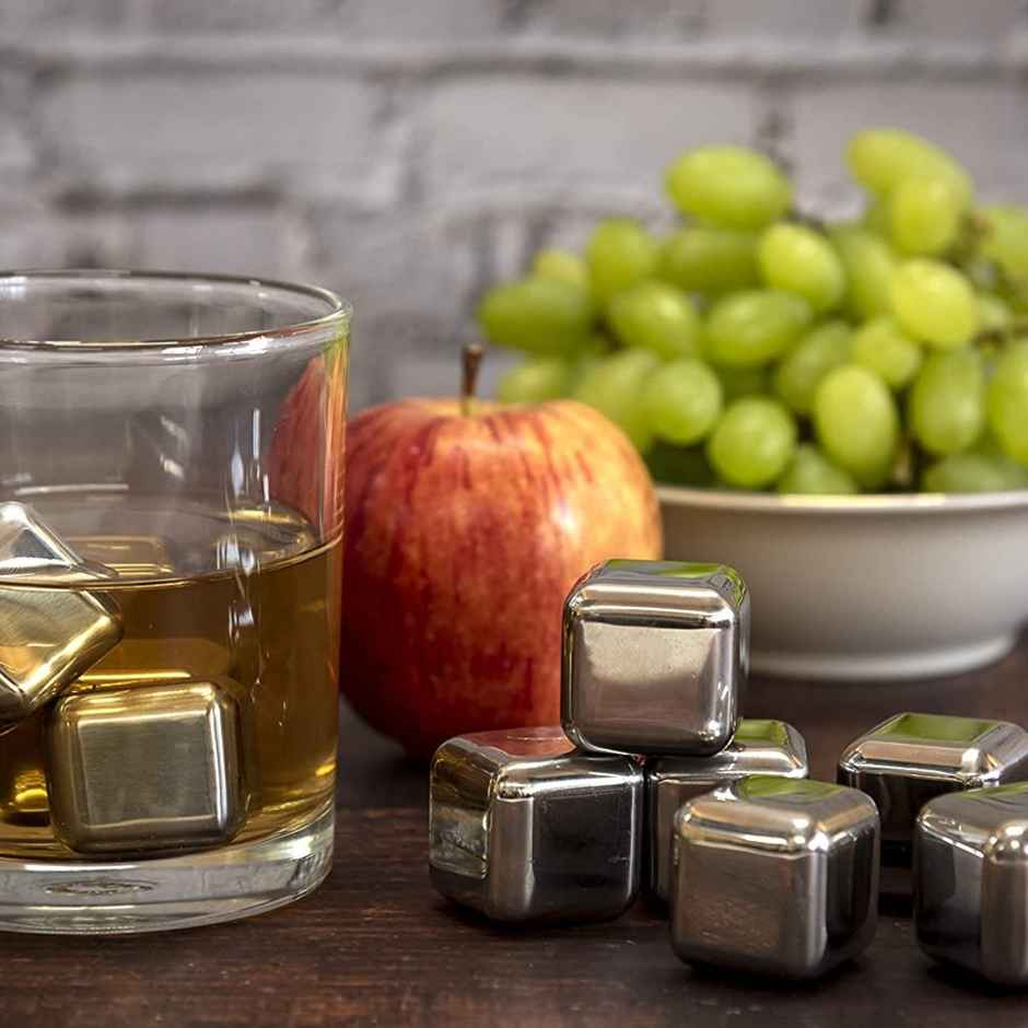 Bar Box Ice Cubes Chilling Whiskey Stones For Your Favorite Beverage Ideal For Whiskey | Pack of 8