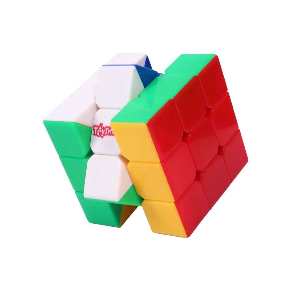 Toyshine High Stability Stickerless - 3X3X3 Speed Cube, Multi Color, Kids and Professionals