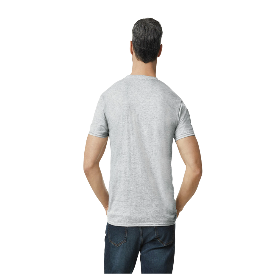 Gildan Unisex 100% Cotton Solid T-Shirt - M | Grey