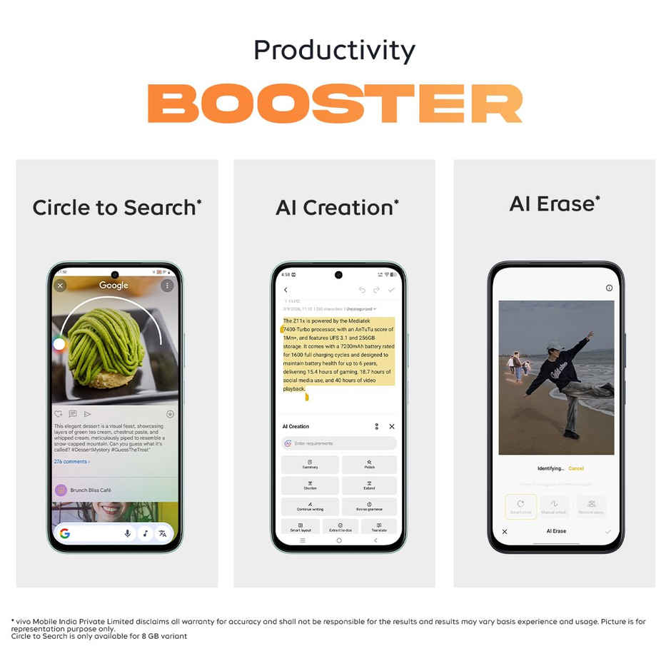 iQOO Z11x 5G | 6GB RAM, 128GB Storage | Prismatic Green