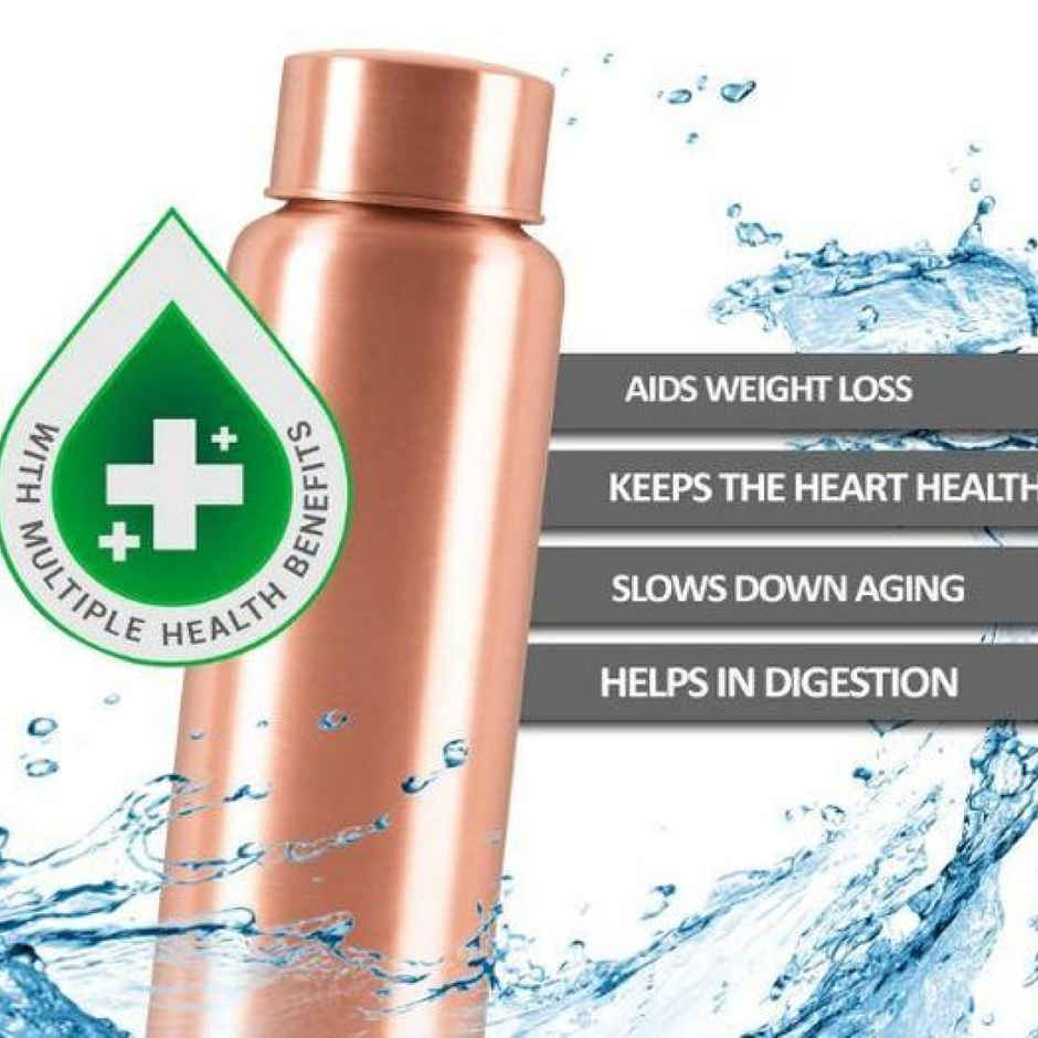 Milton Copper Aqua Water Bottle | Copper | 950 ml