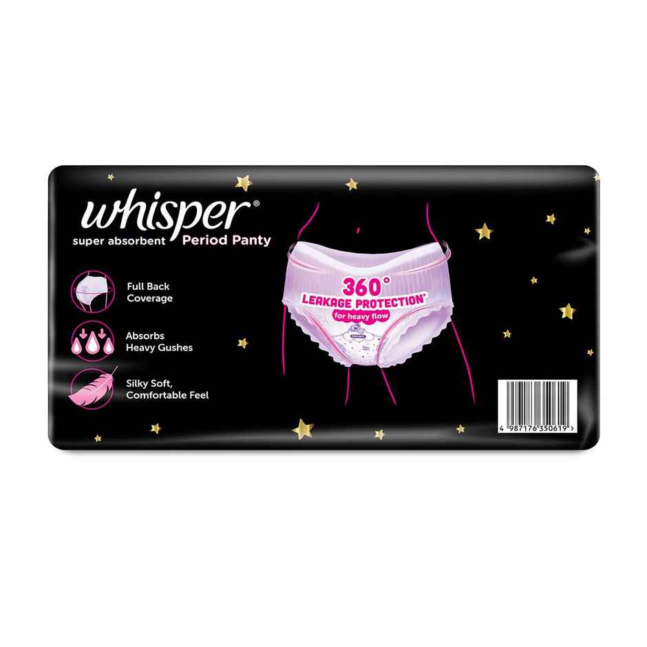 Whisper Super Absorbent Period Panties | L-XL