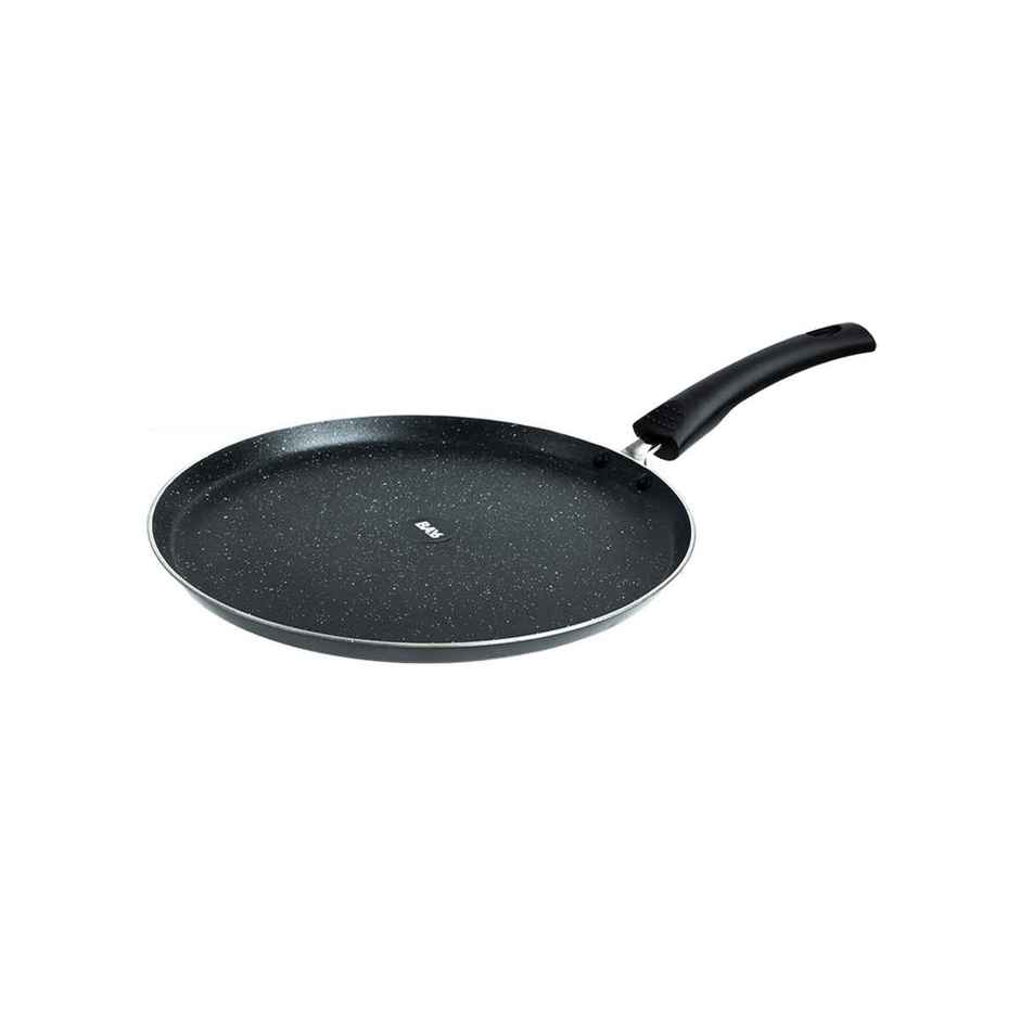 BAY6 Nonstick Dosa Tawa | 26 cm - Grey (Not Induction Compatible)