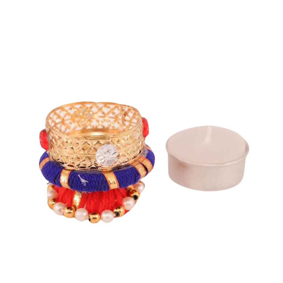 Elegant Tea Light Set With Holder | 3.5 hrs of Radiant Glow | T Light Candle & Holder | Walton