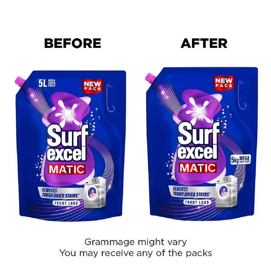 Surf Excel Matic Front Load Detergent Liquid | Pouch