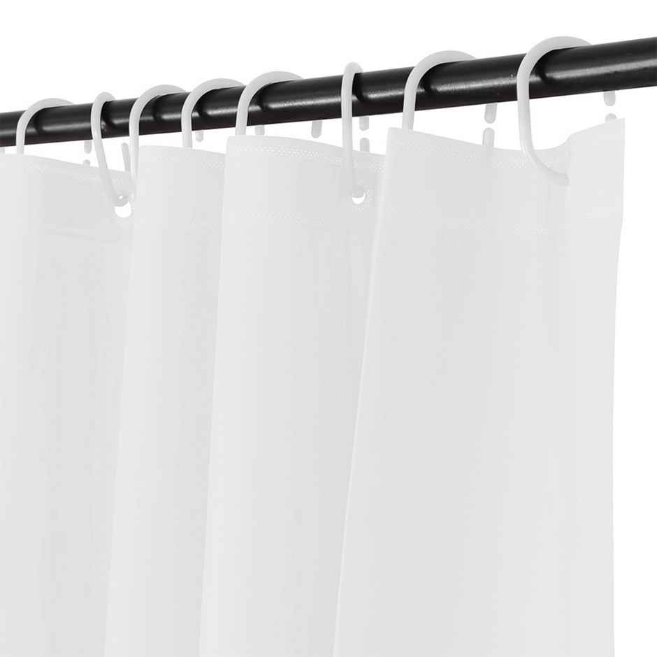 Story@Home 1 U Shower Curtains | White