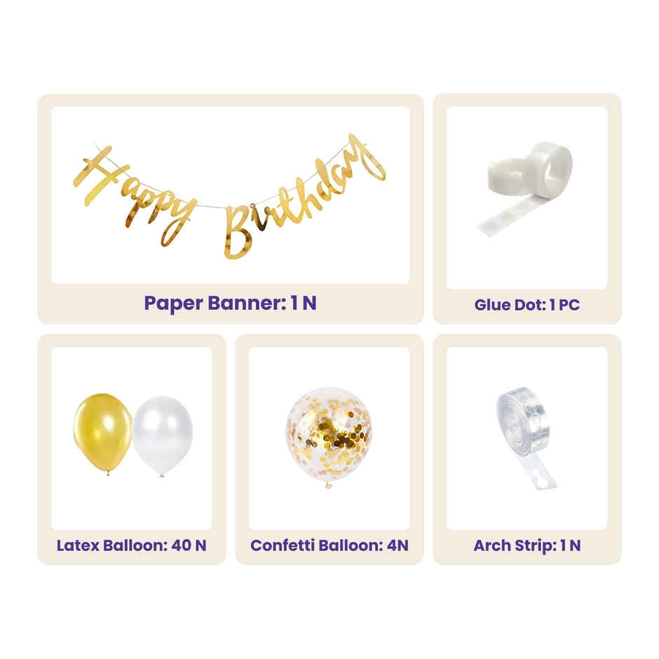Birthday Decoration Kit | Let's Vybe