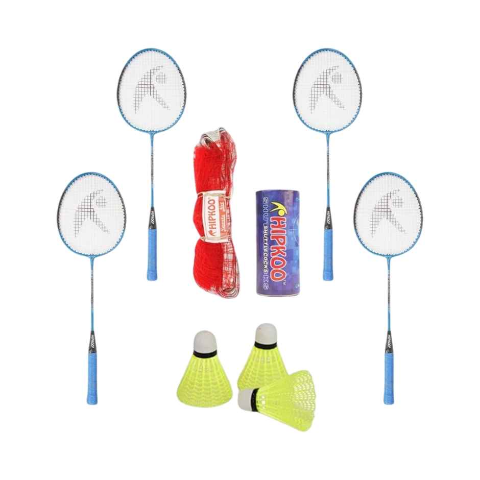 Hipkoo Sports Strength Aluminum Badminton Complete Set - Assorted