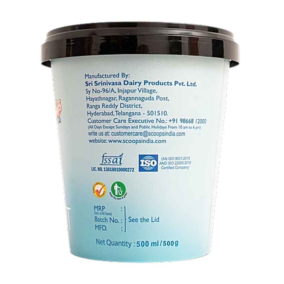 Scoops Froops Tender Coconut Ice Cream Tub