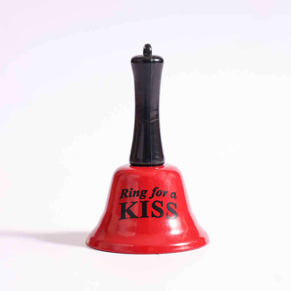 Ring for a Kiss Fun Desk Bell Novelty Gift | Oye Happy