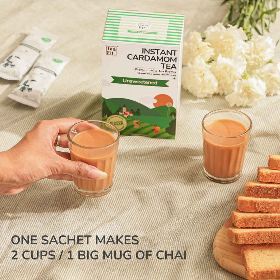 Teafit Unsweetened Cardamom Tea Premix