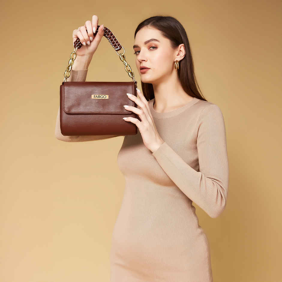 Fargo Brown Stylish Sling Bag | FGO-687