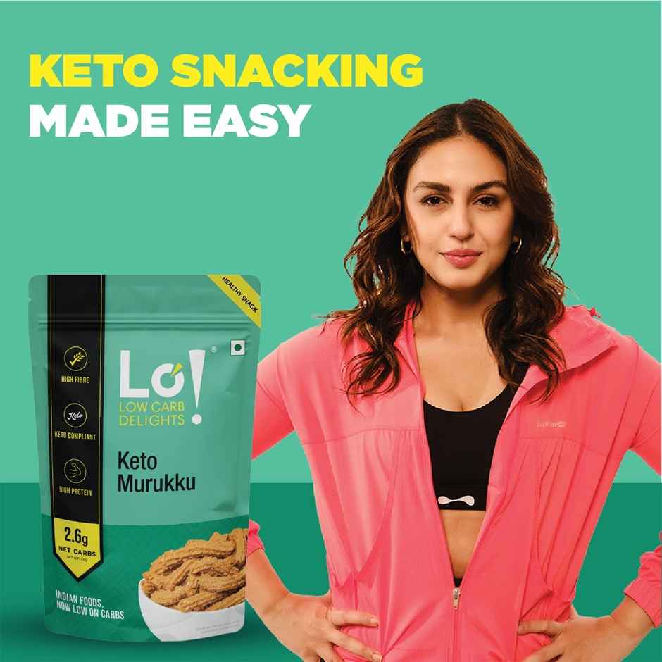 Lo Foods Keto Friendly Murukku Guilt Free Healthy Snacks High Protein High Fiber Diet Snacks Chakli