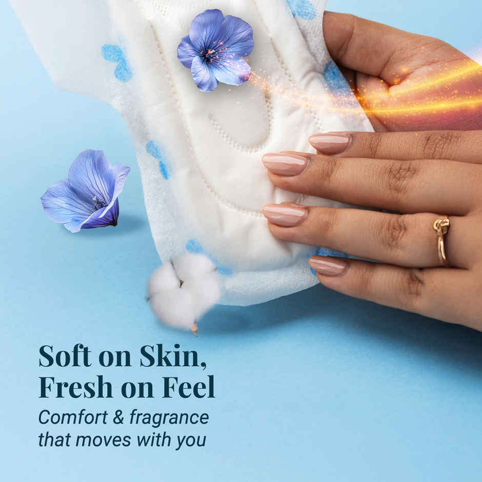 Niine Naturally Soft XL Sanitary Pads | Soft & Cottony | 36 Pads 