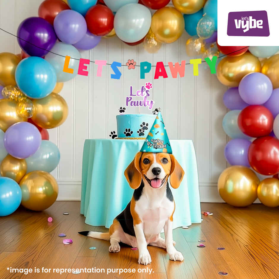 Let's Vybe Pets Birthday Decoration Kit