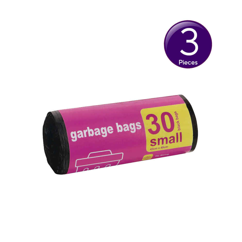 Smart One Garbage Bag Roll Black - Small- 17 x 19 Inch Combo
