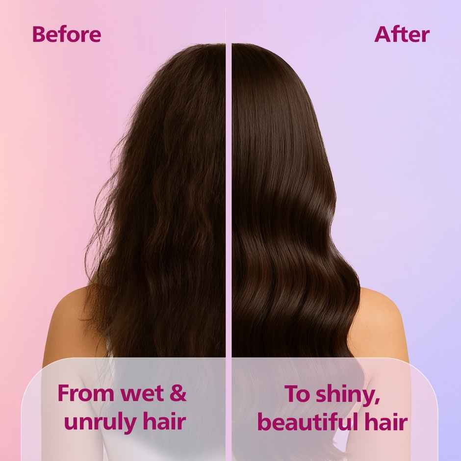 Philips India's No.1 Hair Styling Brand-Foldable Hair Dryer 1200W|HP8120 Pink,White|For Indian Hair