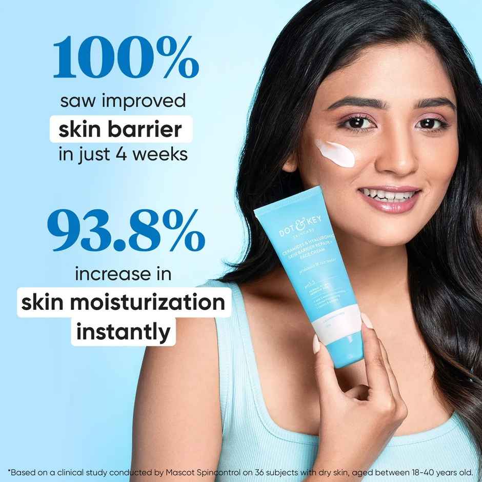 Dot & Key Ceramides & Hyaluronic Barrier Repair Moisturizer Face Cream