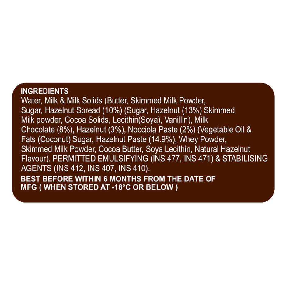 Indulge Creamery | Hazelnut Chocolate Ice Cream Stick