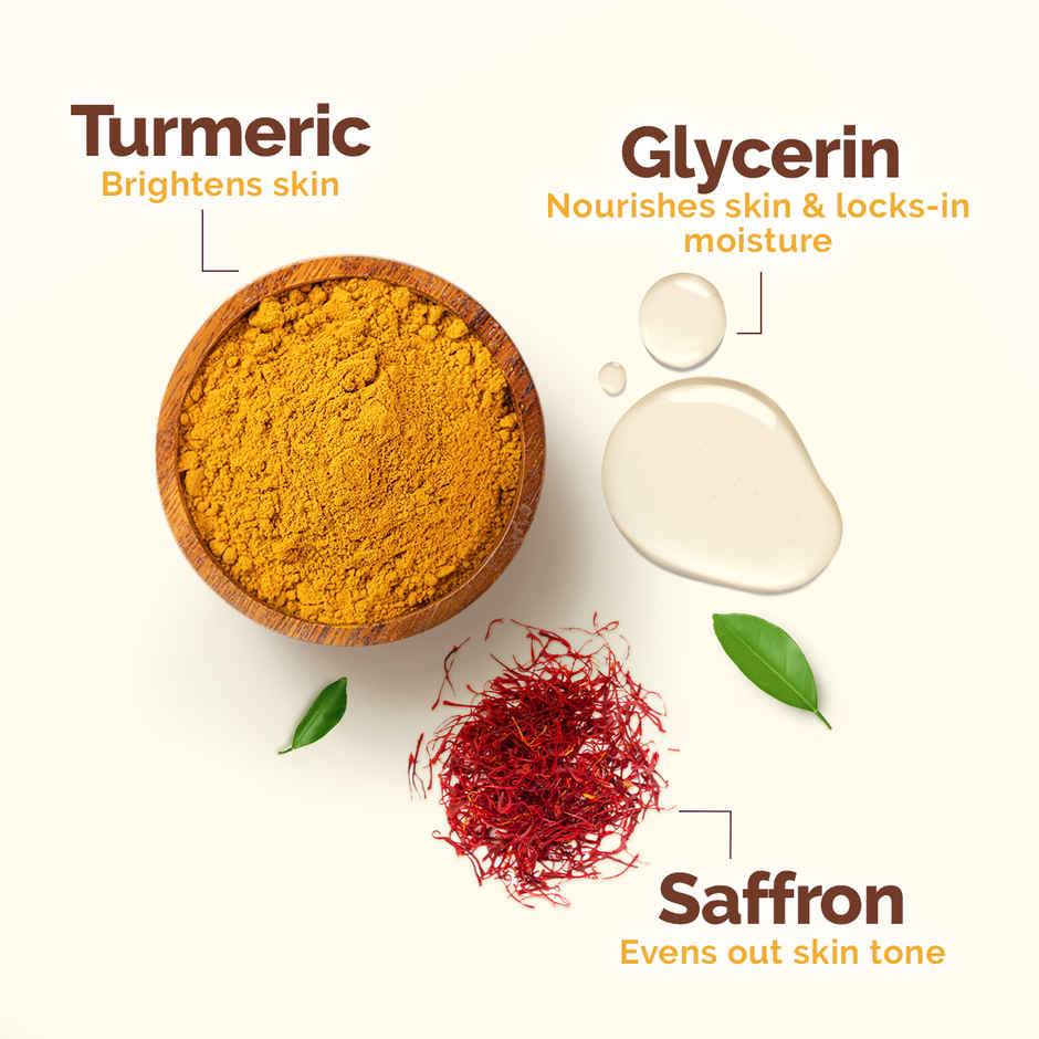 Mamaearth Ubtan Facial Kit With Turmeric & Saffron For Glowing Skin