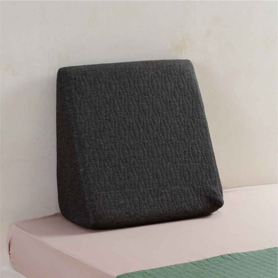 The White Willow Original Wedge Pillow For Bed | Orthopedic Memory Foam Cushion - 18 x 18 x 10 Inch