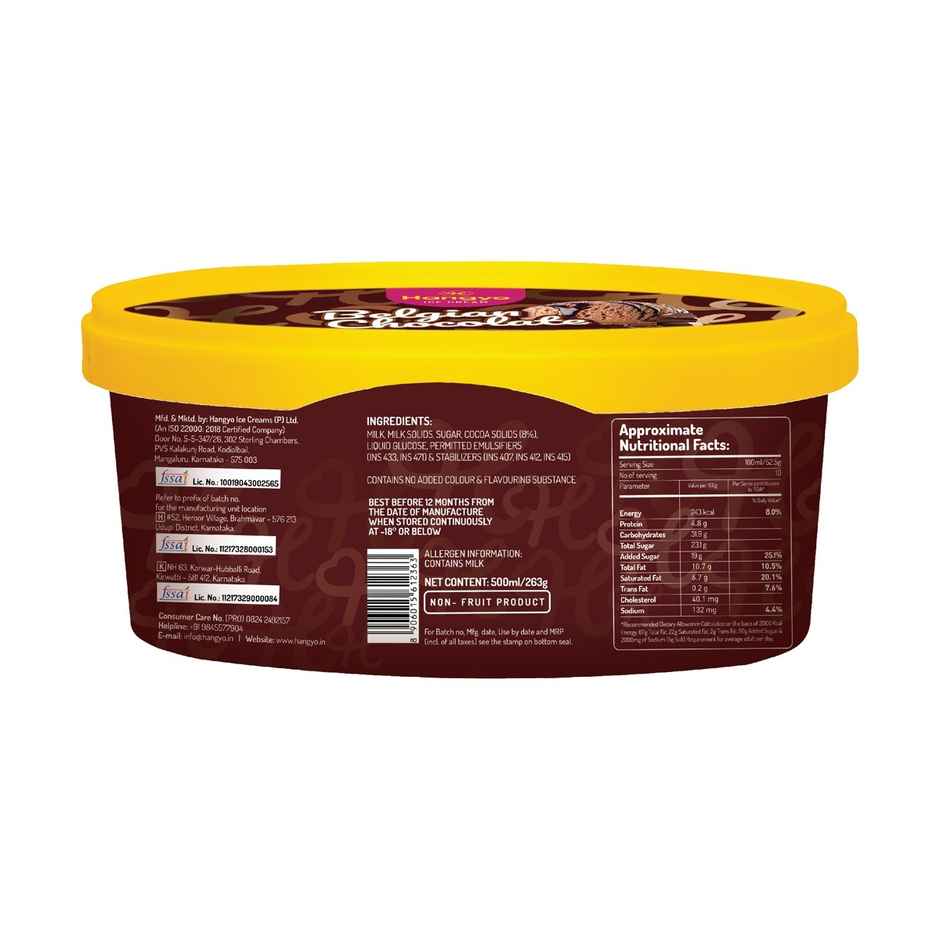 Hangyo Belgian Chocolate - Tub
