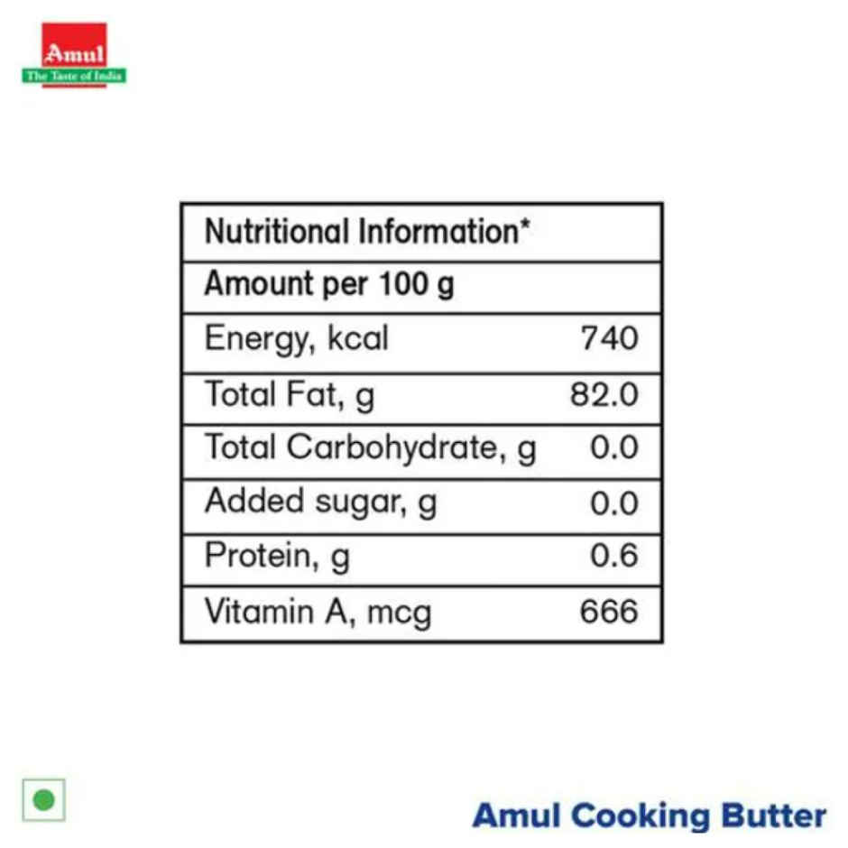 Amul Unsalted Cooking Butter Combo