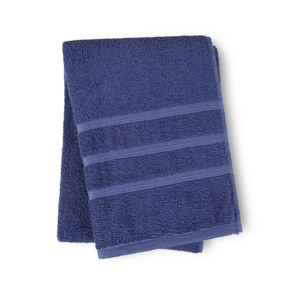 Home Elegance by myTrident Day to Day Bathtowel | 340 GSM | Navy Blue