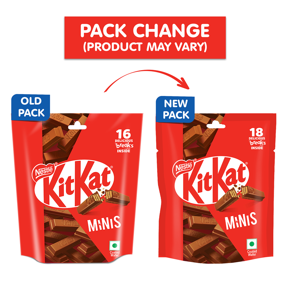 Nestle KitKat Minis | Choco Coated Wafer Chocolate Bar Combo
