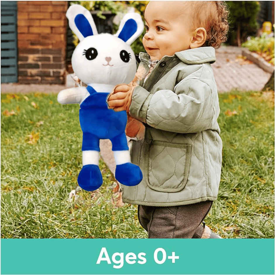 Toytales Cute Blue Bunny Soft Toy Rabbit Plushie Stuffed Toys For Kids Baby Boys Girls Animal Toy