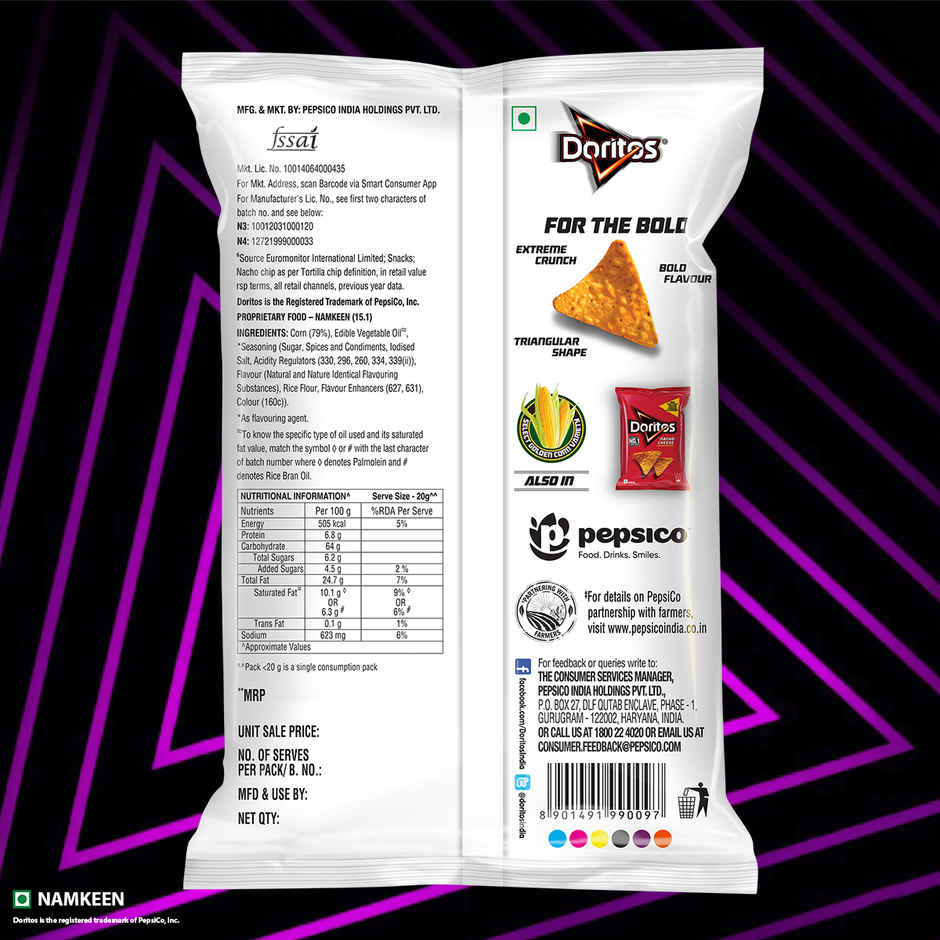 Doritos Nacho Chips - Sweet Chilli Flavour Combo  