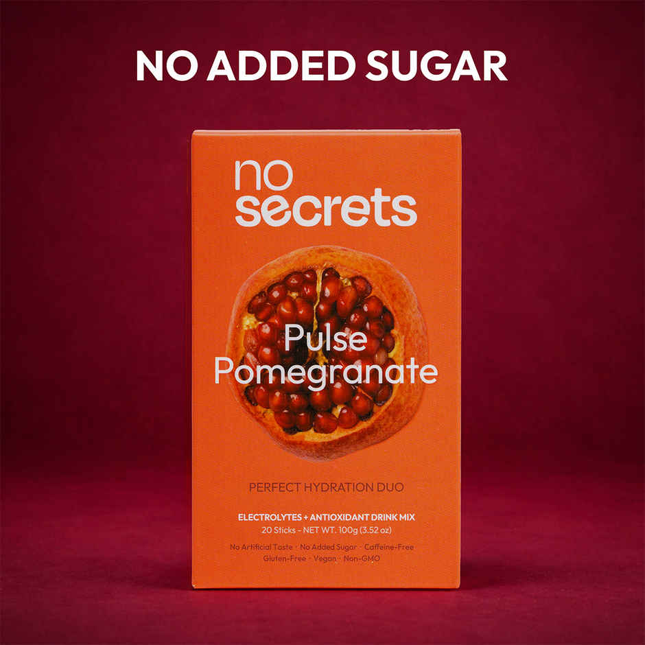 No Secrets Perfect Hydration Duo Electrolytes & Antioxidants Pulse Pomegranate
