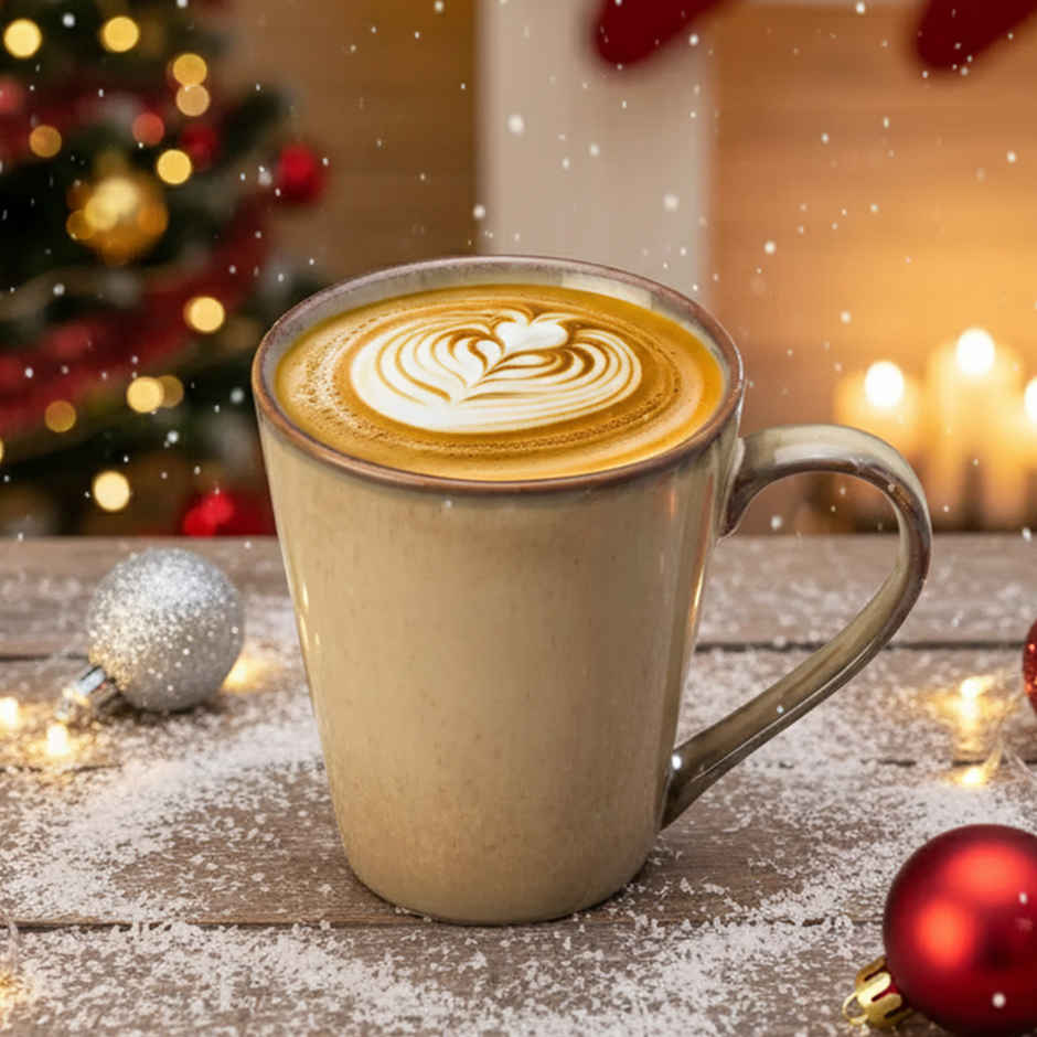 BAY6 Porcelain Coffee Mug Conical 300ml Reactive - Cotton