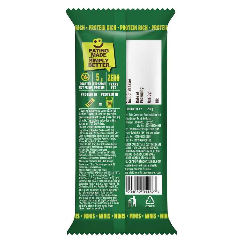 Tata Simply Better Peppy Pudina Mint Flavored Cashew