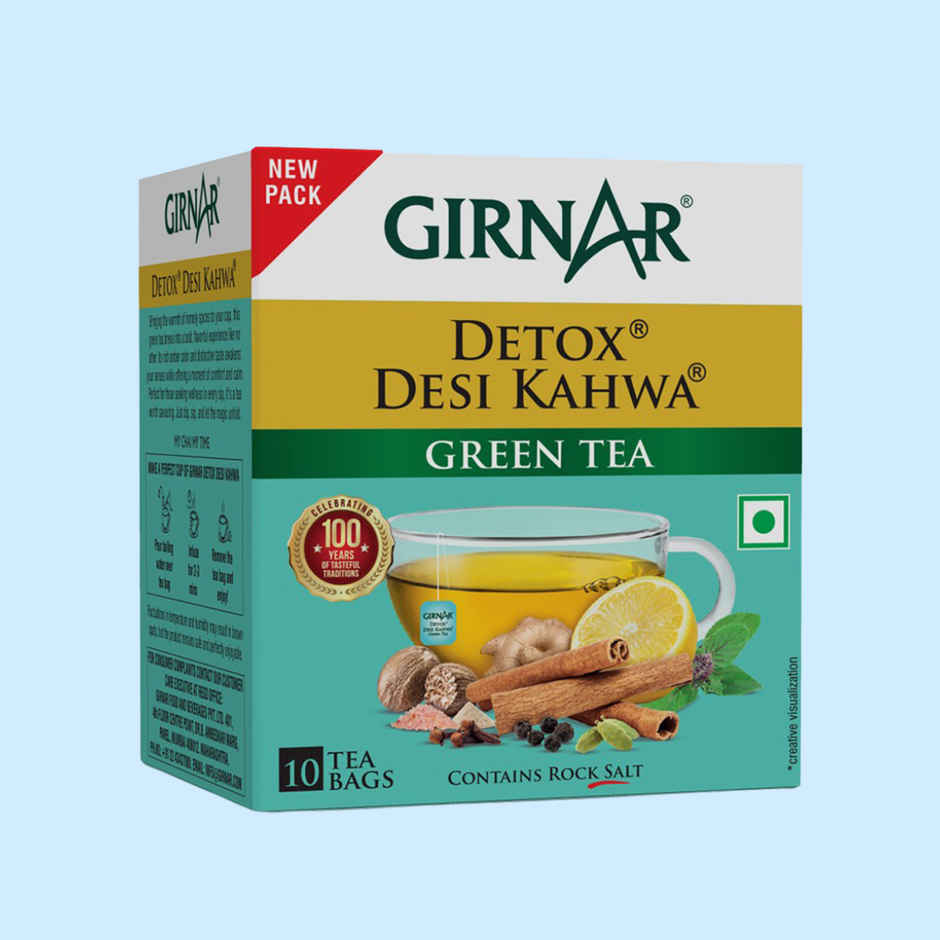 Girnar Detox Desi Kahwa Green Tea Bags