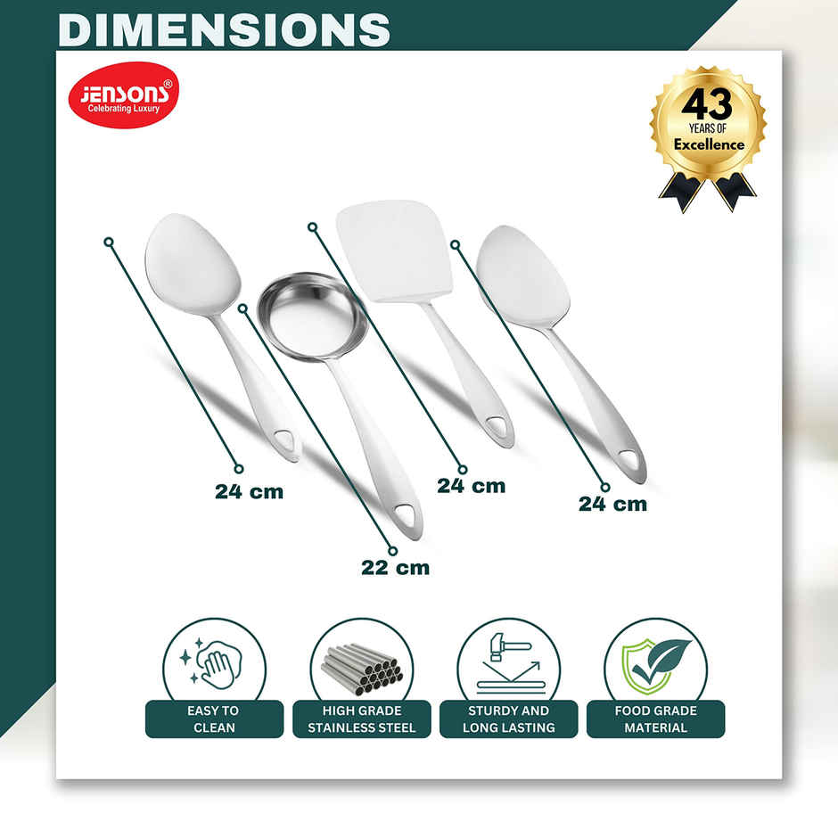 Jensons Ss 4 Pcs Serving Tool
