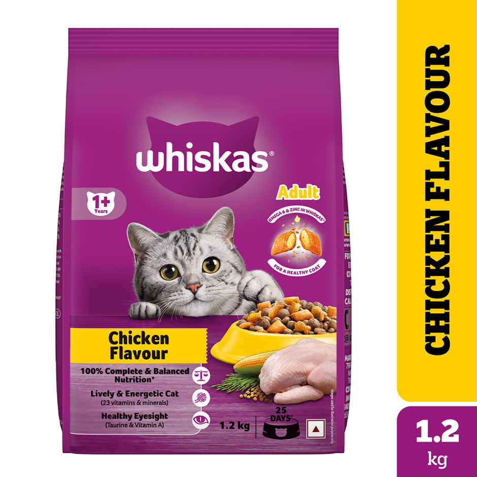 Whiskas Adult Chicken Flavour Dry Cat Food