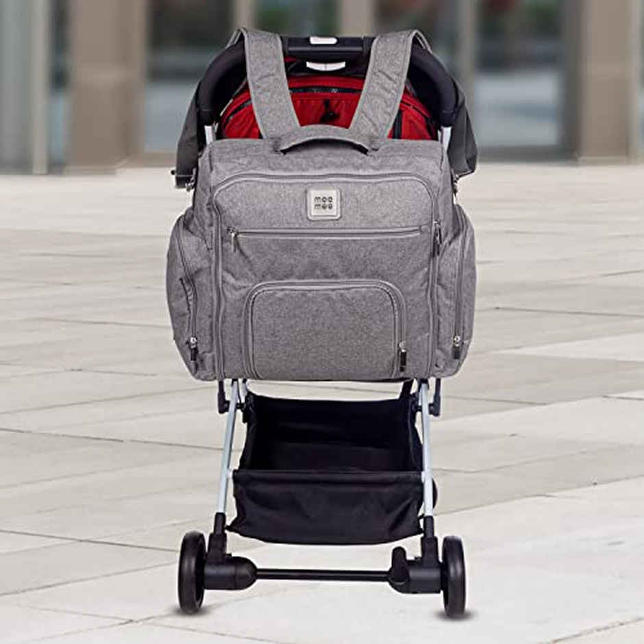 Mee Mee Multipurpose Diaper Bag (Grey)