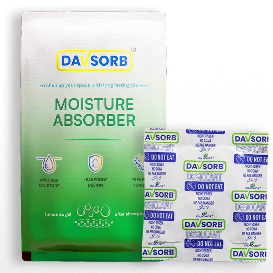 Davsorb Moisture Absorber Pack for Store Room, Cupboard, Shoes