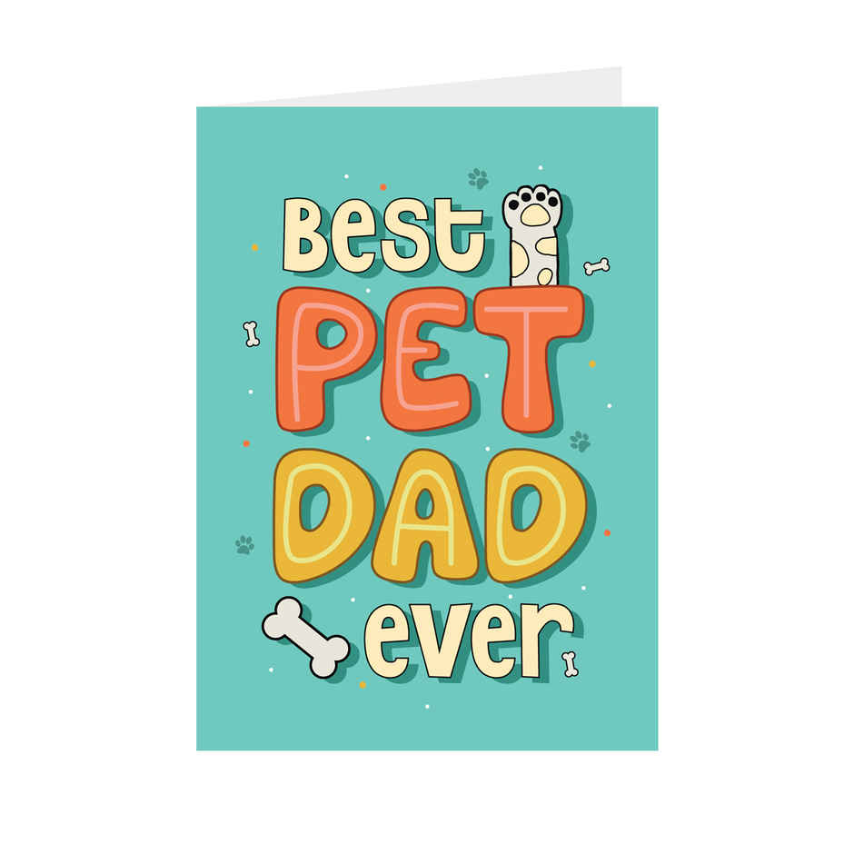 Oye happy Pet Dad Card