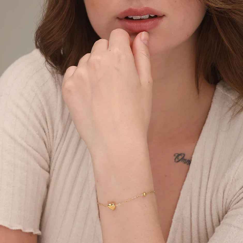 Palmonas Hearts Charm Bracelet For Womens | Waterproof And Anti-Tarnish