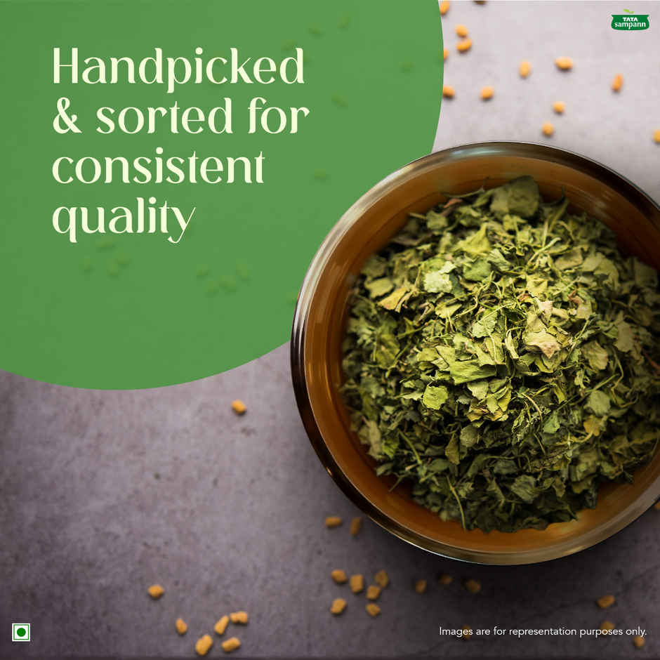 Tata Sampann Kasuri Methi, Naturally Sun Dried, Handpicked & Sorted, Rich Aroma & Authentic Flavour