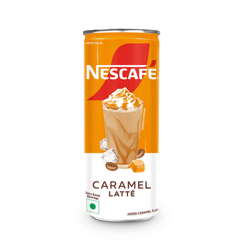 Nescafe Cafe Style Caramel Latte Cold Coffee Combo