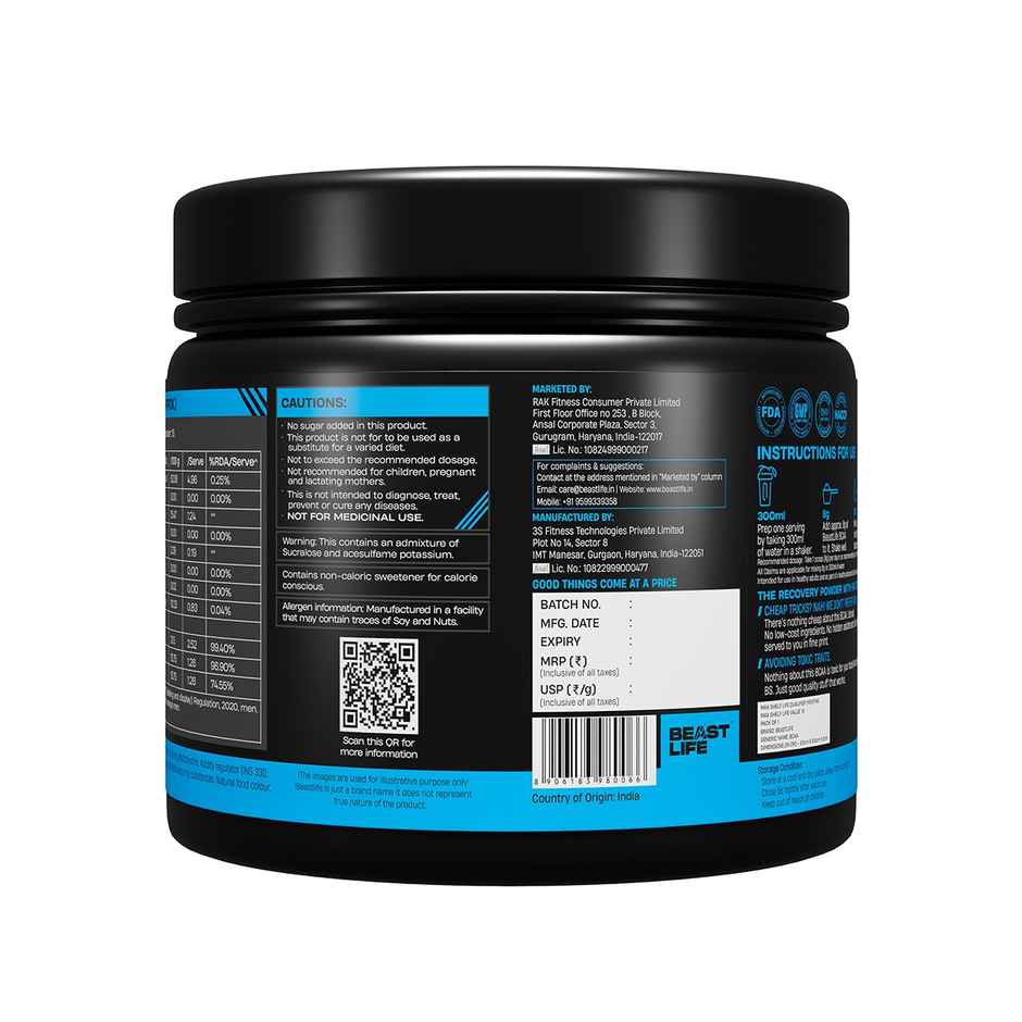 Beast Life Bcaa, Fruit Punch Flavour