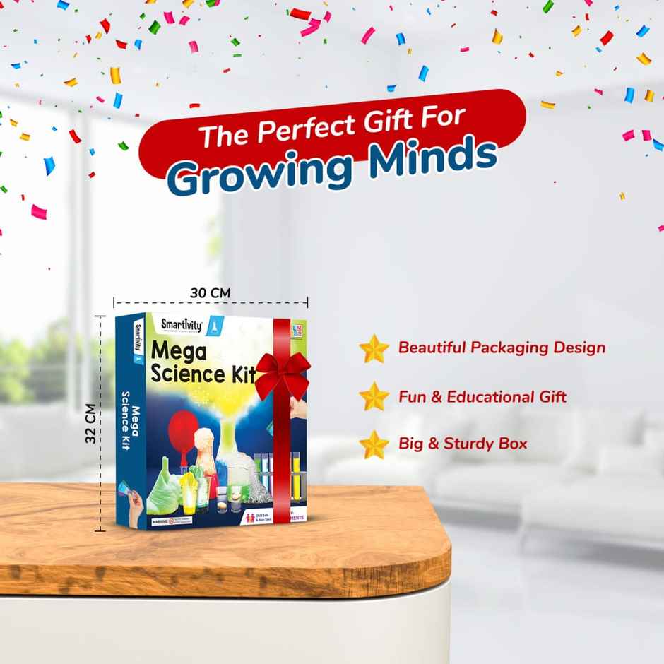 Smartivity 150+ Science Experiment Kit Science Kit for Kids 6 to 12 Years Old | Birthday Gifts Idea