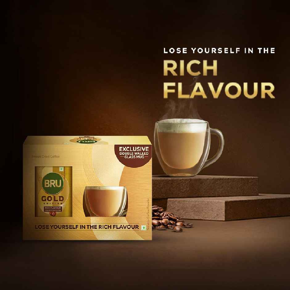 Bru gold Gift set with cup