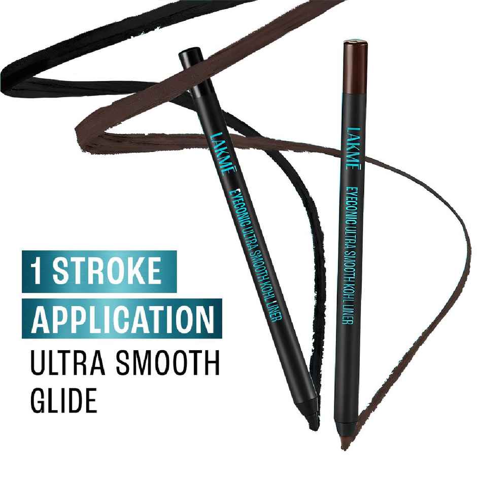 Lakme 9-5 Eyeconic Ultra Smooth Kohl Liner | Intense Black