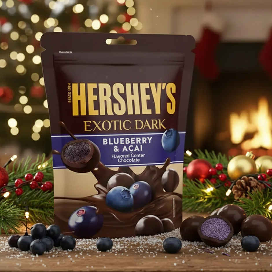 Hershey's Exotic Dark Blueberry And Acai | Chocolate Share Bag