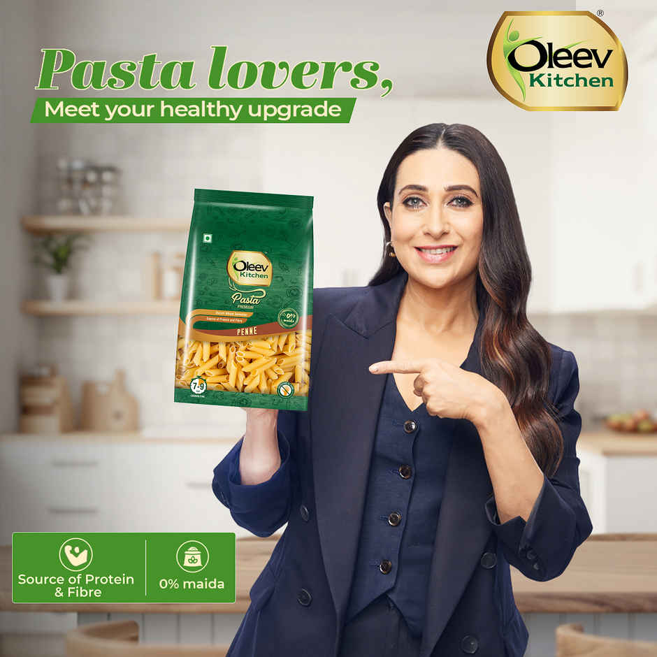 Oleev Kitchen Premium Penne Pasta No Maida Source Of Protein And Fibre
